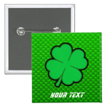 Trébol de la hoja del verde cuatro pin