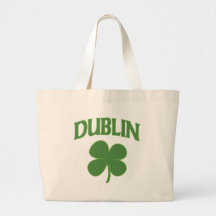 Trébol del irlandés de Dublín Bolsas De Mano