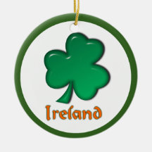 Trébol del irlandés de Irlanda Ornamentos De Reyes Magos