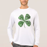 Trébol infinitamente afortunado de 4 hojas camisetas