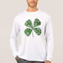 Trébol infinitamente afortunado de 4 hojas camisetas