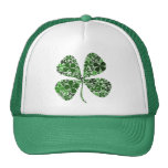 Trébol infinito de la hoja de la suerte 4 gorro