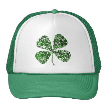 Trébol infinito de la hoja de la suerte 4 gorro