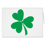 Trébol Irlanda Tarjeta