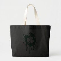 ¡Trébol irlandés Splat! Bolsa De Mano