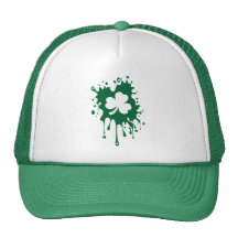 ¡Trébol irlandés Splat! Gorros