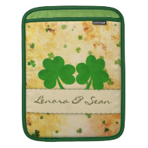 Tréboles irlandeses funda para iPads
