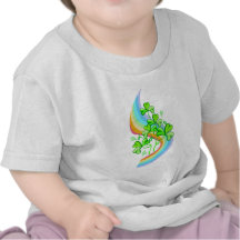 Tréboles y arco iris del KRW Camiseta