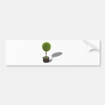 TreeGreen062210shadows Etiqueta De Parachoque