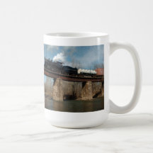 Tren de carga del vapor en la taza del caballete