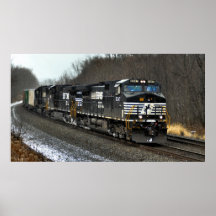 Tren de carga Eastbound Posters