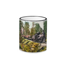 Tren de registración en la montaña del hierro, Mic Taza De Café