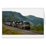 Tren del carbón tarjeta
