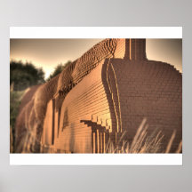 Tren del ladrillo impresiones