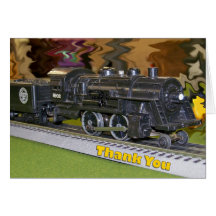 Tren del modelo de escala de O - gracias Tarjetón