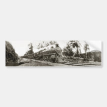 Tren especial 1906 de Chicago Etiqueta De Parachoque