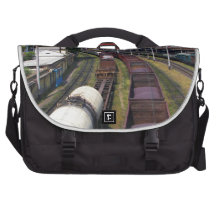 Tren increíblemente largo del cargo bolsas de portátil
