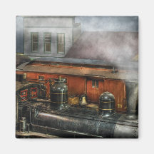 Tren - la yarda II del tren Imán De Frigorífico