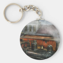 Tren - la yarda II del tren Llavero Personalizado