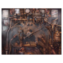 Tren - motor - caliente debajo del cuello folletos