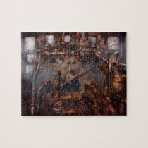Tren - motor - caliente debajo del cuello puzzles
