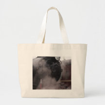 Tren negro del vapor bolsas