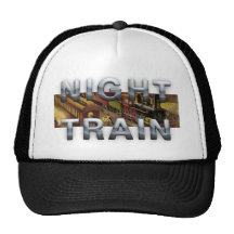 Tren nocturno de la CAMISETA Gorros