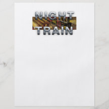 Tren nocturno de la CAMISETA Tarjeton