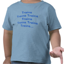 Trenes de los trenes de los trenes camisetas