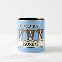 Tres boxeadores tazas