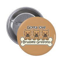 Tres Bruselas Griffons Pin