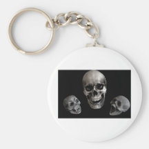 Tres cráneos llaveros personalizados