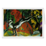 Tres gatos - Franz Marc Felicitación