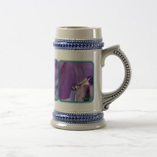 Tres imagen de la negativa de las libélulas 01 taza