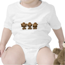 tres monos sabios trajes de bebé