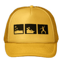 Tres pequeñas imágenes - hombres 4 gorro de camionero