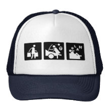 Tres pequeñas imágenes - mujeres 11 gorro