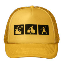 Tres pequeñas imágenes - mujeres 2 gorra