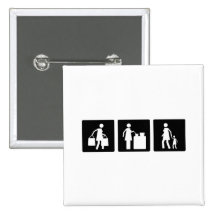 Tres pequeñas imágenes - mujeres 8 pins