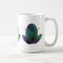 Tres pequeñas ranas tazas
