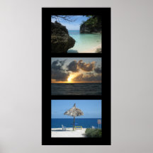 Tres playas tropicales posters