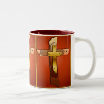 Tres tazas rugosas de las cruces