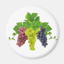 Tres uvas iman para frigorífico