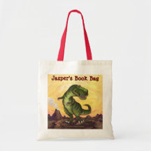 TRex personalizó la bolsa de libros