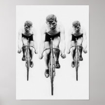 Tri opcDesigns del ciclista Poster