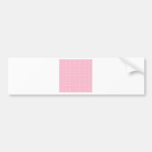 Triángulos - palidezca - rosa y rosa del clavel etiqueta de parachoque