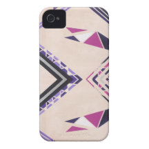 Triángulos y líneas para el iPhone iPhone 4 Case-Mate Coberturas