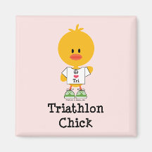 TriathlonChick Imán De Nevera