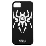 Tribal blanco negro clásico elegante simple fresco iPhone 5 protectores