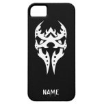 Tribal blanco negro clásico elegante simple fresco iPhone 5 fundas